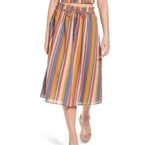 Nordstrom Fall Striped Skirt
